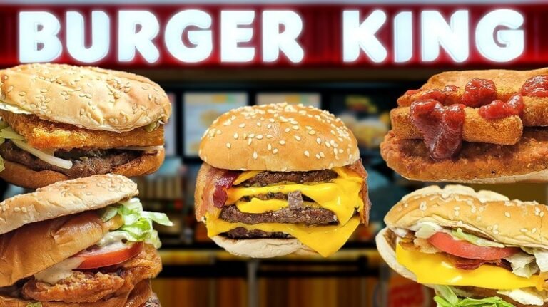 The Burger King Menu-Popular fast Food chain for everyone