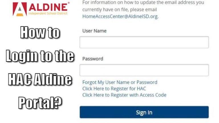 How to Login to the HAC Aldine Portal?