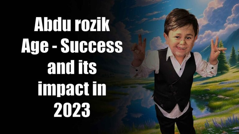 Abdu rozik Age – Success and its impact in 2023