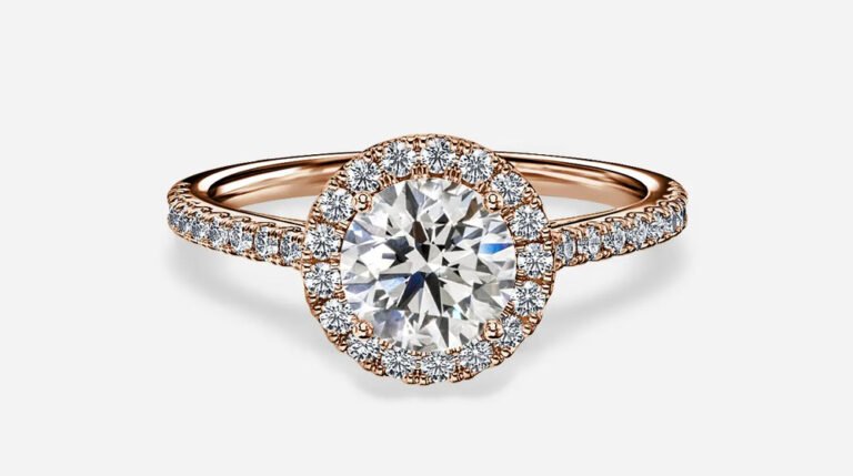 How does the Choice of Metal Complement or Contrast with a 1-carat Diamond Ring?
