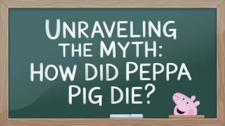 Unraveling the Myth How Did Peppa Pig Die