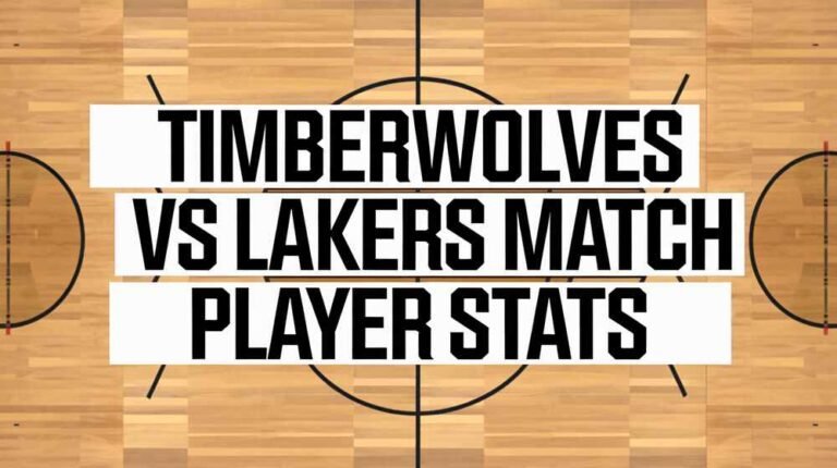 Timberwolves vs Lakers Match Player Stats