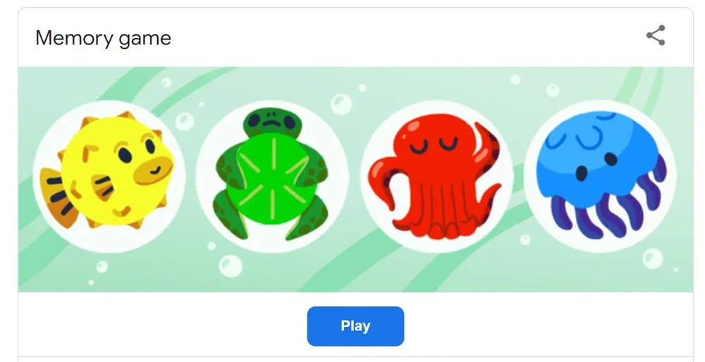 Google Memory Game
