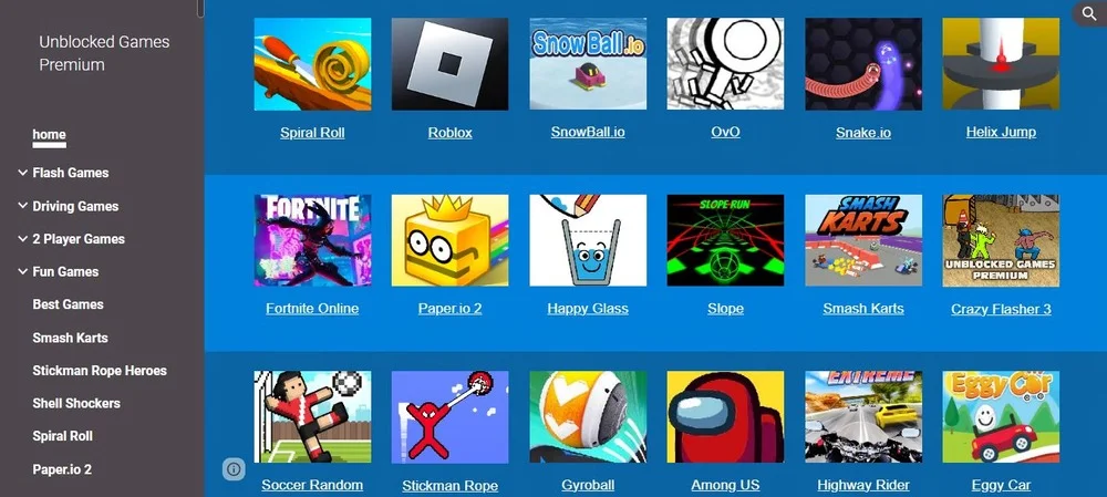 Unblocked Games Premium